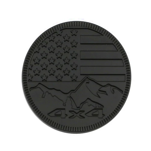 HHLOU Snow Mountain Emblem 4×4 Metal Automotive Badge Specifically Designed for The Jeep Wrangler Cherokee - Stick it Anywhere！ (Dumb)