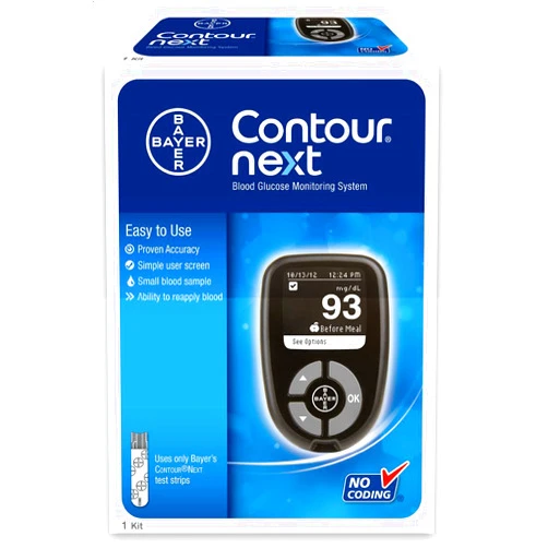 CONTOUR-NEXT Contour, Next Glucose Meter, 1 Count