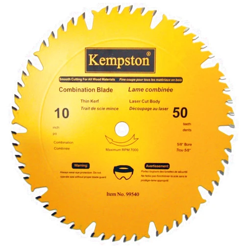 Kempston Corporation Kempston 99540 10-Inch by 50 Tooth Professional Thin Kerf Combination Blade with 5/8-Inch Arbor