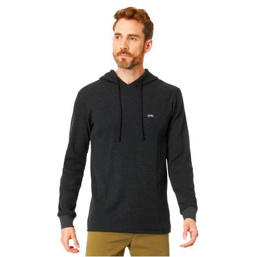 Billabong Men's Keystone Pullover Lightweight Waffle Knit Hoodie