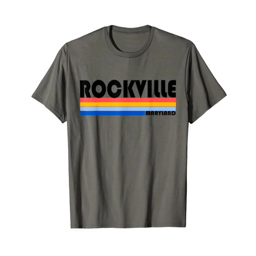 Cool Trendy Rockville Shirts Modern Retro Style Rockville MD T-Shirt