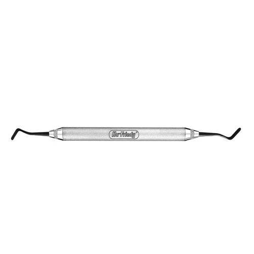 Hu-Friedy TNPFIG4/5 XTS #4/5 Goldstein Flexi-Thin Composite Instrument, Smooth Satin Steel Handle