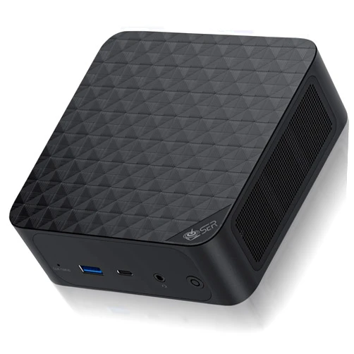 Beelink SER6 Mini PC,AMD Ryzen 9 6900HX(8C/16T,up to 4.9GHz),Mini Computer with 32GB DDR5/500GB PCle4.0 SSD,4K/Triple Display/USB4+HDMI+DP/WiFi 6/BT5.2 Mini Gaming PC Support Auto Power On