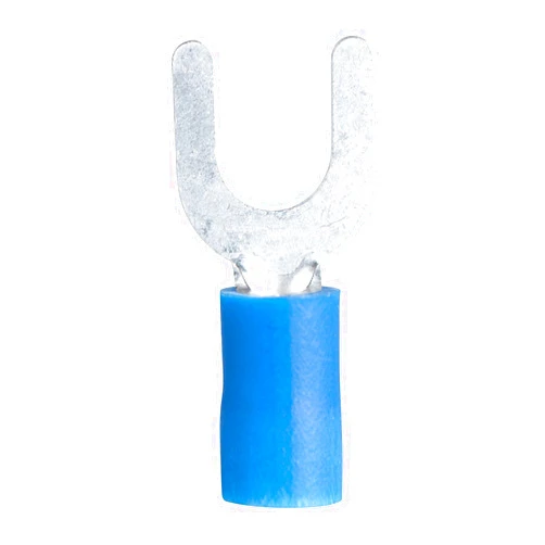 Gardner Bender 15-114 Terminal Spade, 16-14 AWG 8-10 Stud Sz., Blue