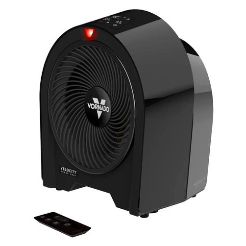 Vornado Velocity 5R Whole Room Space Heater with Remote Control, Black