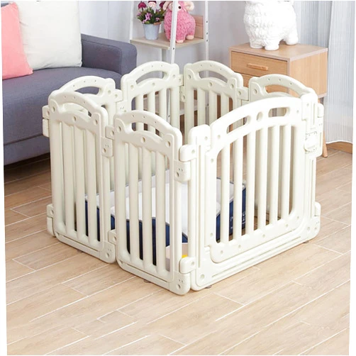 JW-YZJW Pets Playpen Small Animal Enclosure Extensible Playpen DIY Enclosure Plastic Sports Modular Fence Pet Running Cage,80 * 80 * 63cm