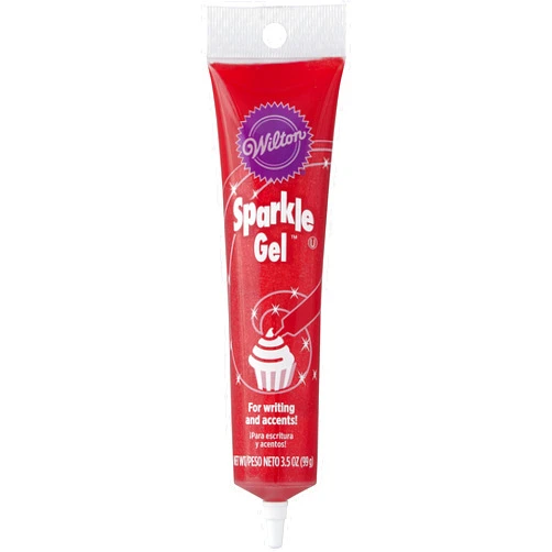 Wilton Gel Icing, Sparkle Red, 3.5 oz