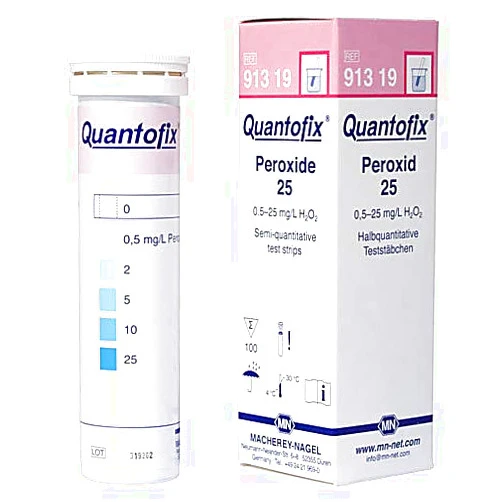 MACHEREY-NAGEL 91319, QUANTOFIX Peroxide 25 Test Strip, Pack of 100