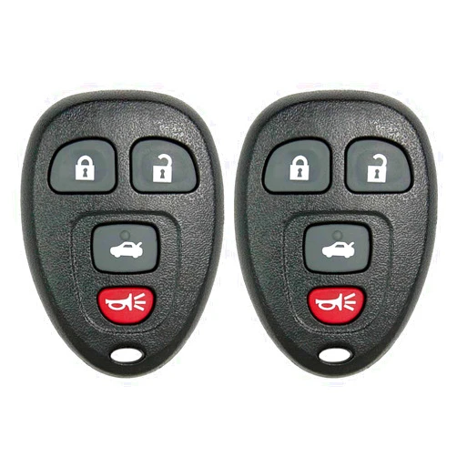 Keyless2Go Replacement for New Keyless Entry Remote Car Key Fob for Select Malibu Cobalt Lacrosse Grand Prix G5 G6 Models That use 15252034 KOBGT04A Remote (2 Pack)