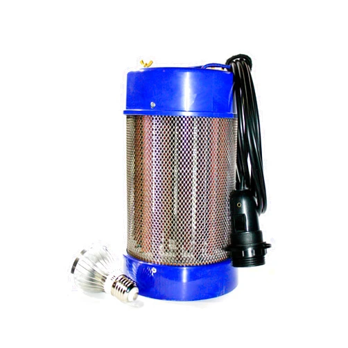 H2OnlyBattery Portable Energy Bank, No Batteries Needed, Water Powered (or Any Liquid )12V/5Watt LED Lamp, Outdoor RV/Van Camping, Emergency Situations, Blue, PEB-2020