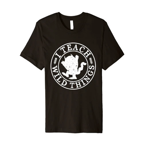 I Teach Wild Things outfits Vintage Monster Teacher I Teach Wild Things Premium T-Shirt
