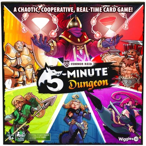 Wiggles 3D 5-Minute Dungeon A Chaotic, Co-Operative, Real-time Card Game | Fast-Paced Board Game | for Families, Ages 8 & up | 2-5 Players