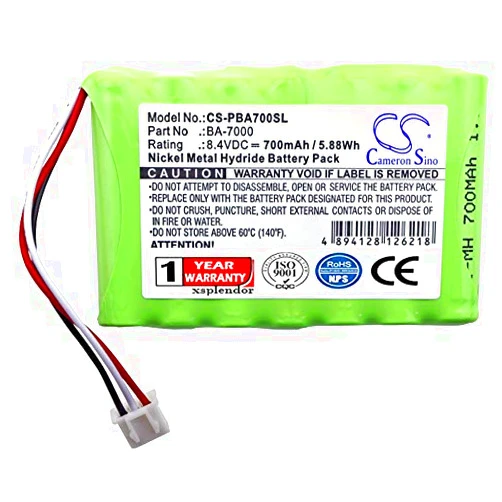 Xsplendor Replacement Battery for Brother P-Touch P-Touch 7600VP Part NO Brother BA-7000