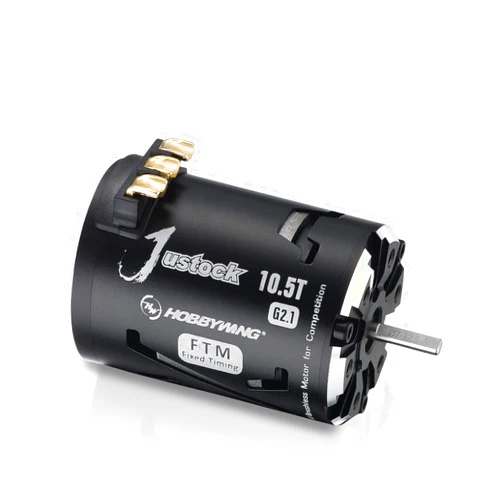 Hobbywing JUSTOCK BLACK G2.1 brushless motor for 1/10, 1/12, Zero Timing, Spec racing (17.5T G2.1)