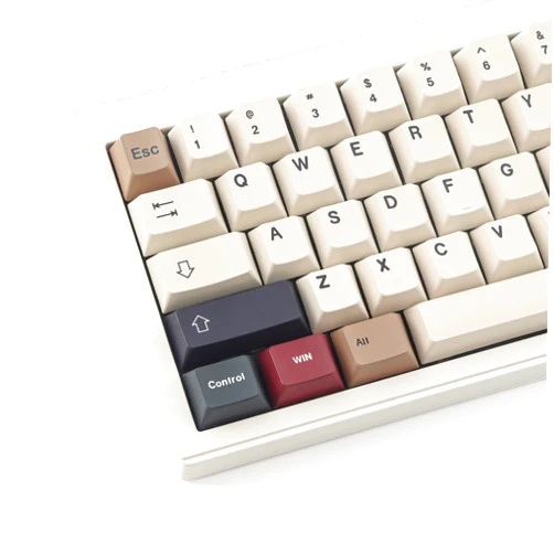 JOMKIZ Keycaps, 136 Keys Dye Sublimation Cherry Profile Keycaps Custom Pbt Keycap Set for Cherry Magnetic Switches Mechanical Keyboards