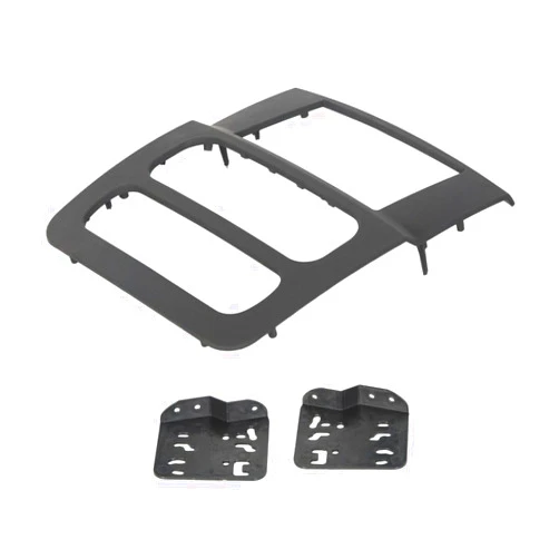 Lafengyan High Grade Dash Kit for Dodge for Ram 1500/2500/3500 2002-2005 Double Din Stereo Install Black (Plastic)