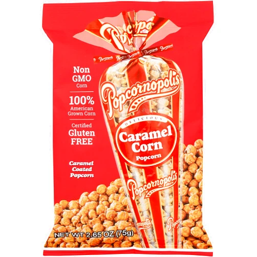 Popcornopolis Caramel Popcorn, 2.65 Oz