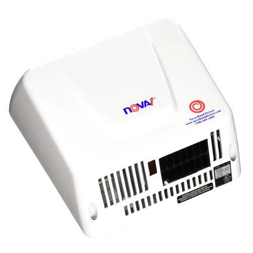 World Dryer - 83000000 0830 NOVA 1 Economical Surface Mounted ADA Hand Dryer, Universal Voltage110-120V/208-240V, Aluminum Cover, White