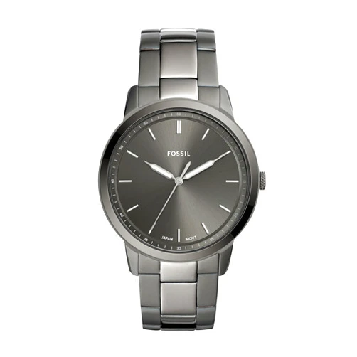 Fossil Minimalist Men's Watch with Leather or Stainless Steel Band, Chronograph or Analog Watch Display with Slim Case Design