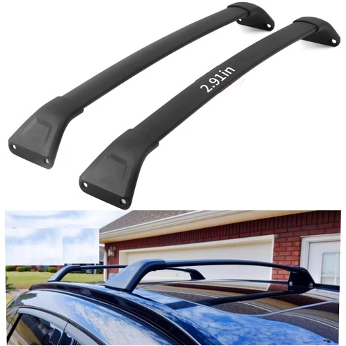 SAREMAS 2P Roof Cargo Rack for Mazda CX-5 CX5 2017-2024 Roof Racks Cross Bars Luggage Carrier Rail (fit The car with Side Rail) Accessories
