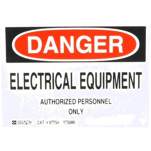 Brady 87754 Electrical Hazard Sign