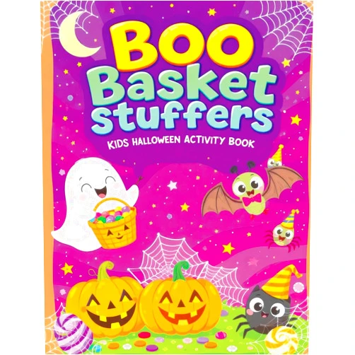 Childlike Mischievous Boo Basket Stuffers for Kids - Halloween Activity Book: Fun and Spooky Activities, Mazes, Dot-to-Dots, Coloring Pages, Rhymes, Word Puzzles, Crafts & More for Girls and Boys