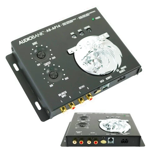 AudioBank 1/2 Din Car Audio Digital High Performance Bass Control Machine Including Bass Processor, Bass Maximizer & Sound Restoration for Subwoofer with Bass Knob (AB-AP14)