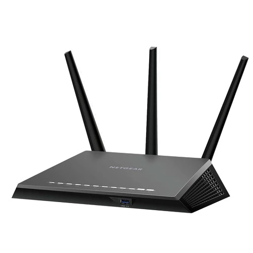 NETGEAR Nighthawk Smart Wi-Fi Router (R7000) - AC1900 Wireless Speed (Up to 1900 Mbps) | Up to 1800 Sq Ft Coverage & 30 Devices | 4 x 1G Ethernet and 2 USB Ports | Armor Security