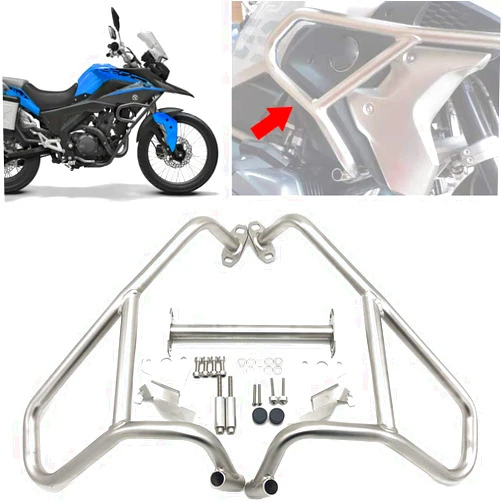 Aveko Upper Engine Guard Crash Bar Bumper Protector Frame Slider Cover fits for BMW R1250GS LC R 1250 GS R 1250GS 2019