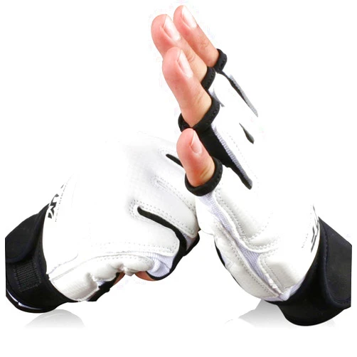 BBOLIVE Half Finger Taekwondo Training Boxing Gloves, Muay Thai Training Punching Bag Half Mitts Sparring Glove Gym
