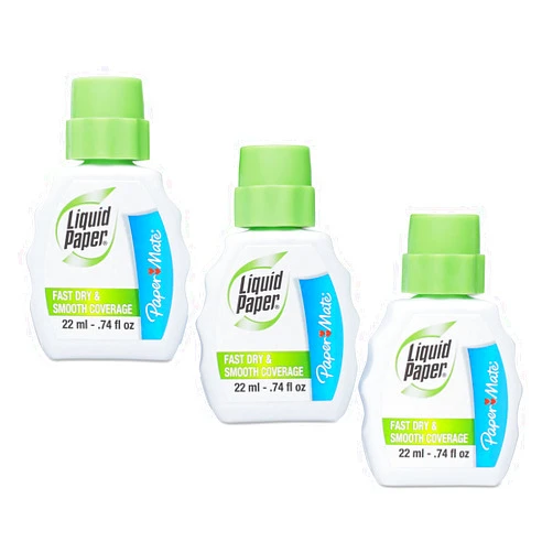 Paper Mate Liquid Paper Fast Dry Correction Fluid