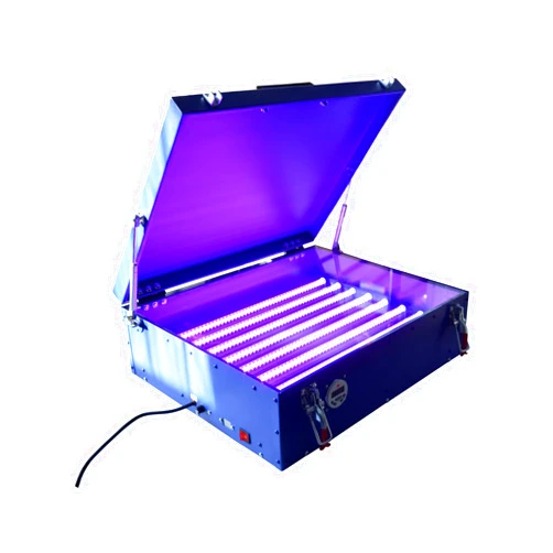 BREVELTION UV Exposure Unit Silk Screen Printing Light Box with 8 pcs LED Light Tubes 20 x 24inch Blue
