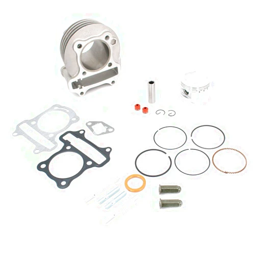 Glixal 52mm Big Bore Cylinder Kit Rebuild Kit GY6 49cc 50cc to 105cc 139QMB 139QMA Scooter Moped ATV Go-Kart