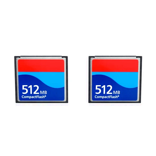 Zhongsir Two Pack 512MB CompactFlash Memory Card Digital Camera Card Industrial Grade Card