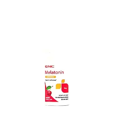 GNC Melatonin 1mg - Cherry, 120 Lozenges, Supports Restful Sleep