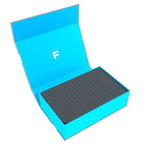 Feldherr Magnetic Box Blue with 60 mm Pick and Pluck Foam Compatible with Custom Projects