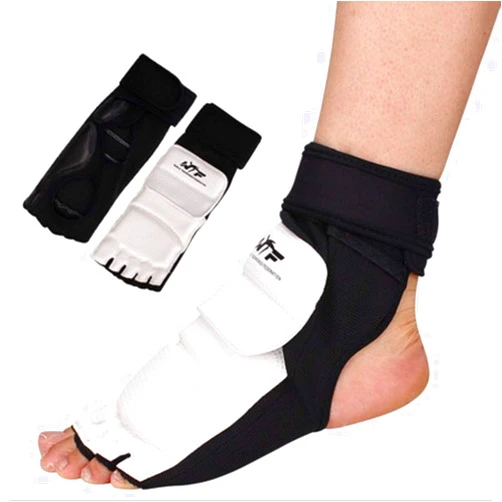 Runworld Taekwondo Training Boxing Foot Protector Gear Martial Arts Fight Muay Thai Kung Fu Tae Kwon Do Feet Protector TKD Foot Support for Men Women Kids Children