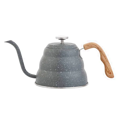 DOITOOL 1pc Coffee Pot with Thermometer Stainless Steel Kettle Hand Punch Pot Narrow Spout Kettle Hand Punch Coffee Pot Thermometer Coffee Pot Narrow Spout Coffee Pot Coffee Kettle