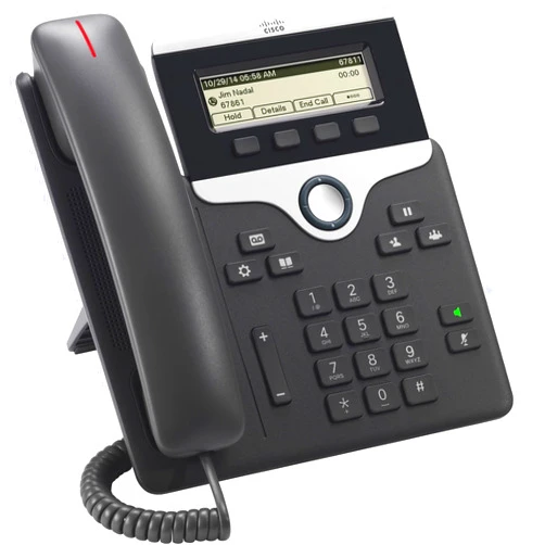 Cisco 7811 IP Phone - Corded - Wall Mountable, Desktop - Charcoal