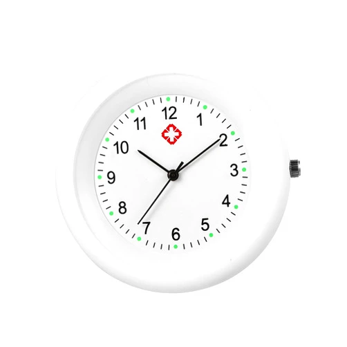 JewelryWe Clip On Stethoscope Watch: Nurse Watches with Medical Symbols for Doctor Clinic Staff Medical Professionals