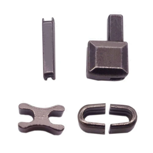 WarmSky KUYLENT 10sets #10 Metal Zipper Repair Kit Zipper Head Box Zipper Sliders Retainer Insertion pin Easy for Zipper Repair (Dark Gray)