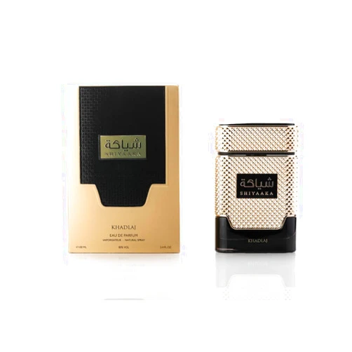 KHADLAJ PERFUMES Khadlaj Shiyaaka Gold Eau De Parfum Spray for Women, 3.4 Ounce