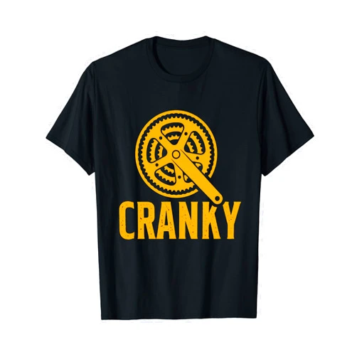 Cycling Cranky Bicycle Funny Cyclist Cranky Vintage Sun funny Bicycle Lovers Cycling Cranky T-Shirt