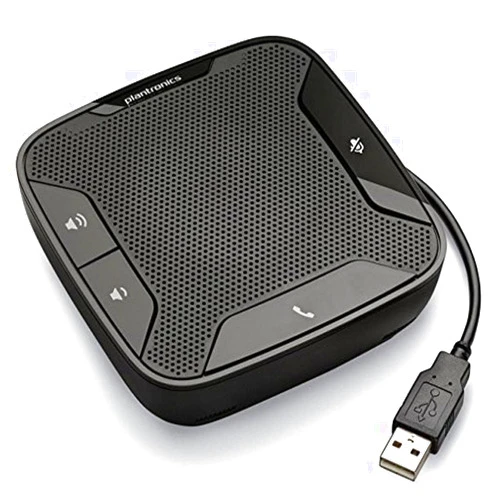 Plantronics Calisto 610-M Portable USB Speakerphone Optimized for Microsoft Lync, Skype and UC 201869-02,Black