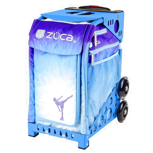ZUCA Bag Ice Dreamz Insert & Blue Frame w/ Flashing Wheels