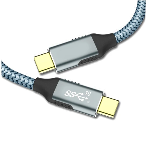 Ablian USB C 3.2 Gen 2 Data Cable 6.6 ft,USB C to USB C Cable 10Gbps Data Transfer, USB C 100W Cable,4K 60Hz USB C Display Cable Compatible with MacBook/SSD/Monitor/iPad Pro/Samsung