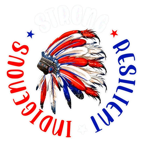 Riowest Designs Strong Resilient Indigenous Proud Native American Ethnic Essential Gifts Sticker Vinyl Decal Bumper Sticker 5