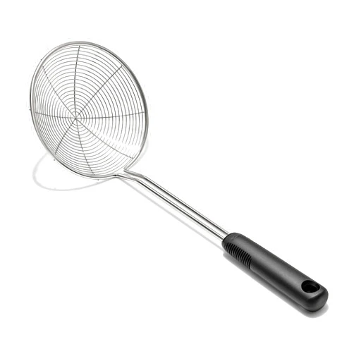 OXO Good Grips Stainless Steel Spider Scoop & Strain Skimmer,Black