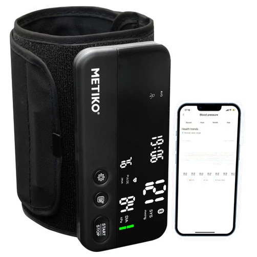 METIKO Wireless Blood Pressure Monitor Upper Arm(Cuff 8.6