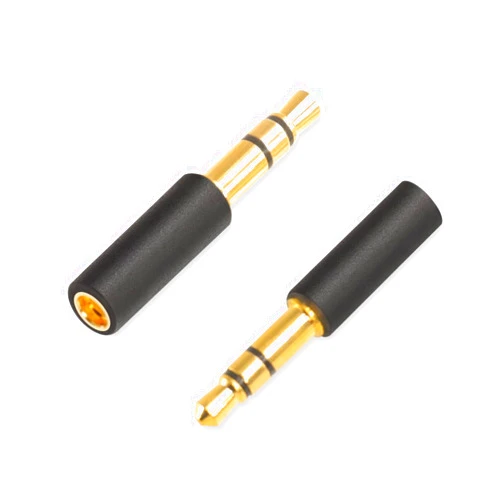 okcsc MMCX Adapter Female to 3.5mm Male Work for MMCX Cable to Connected with DENON AH-D9200/AH-D7200/AH-D7100/AH-D5200/AH-D600 Headsets Black